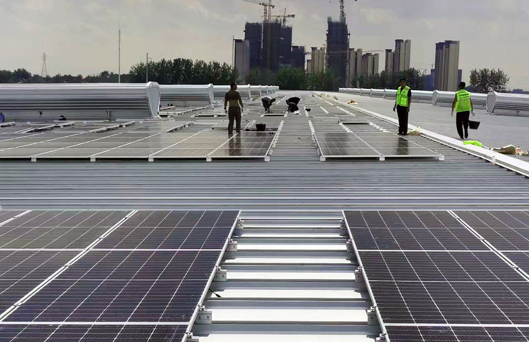 DAH Solar Suzhou Промышленная и коммерческая полноэкранная электростанция 2,5 МВт