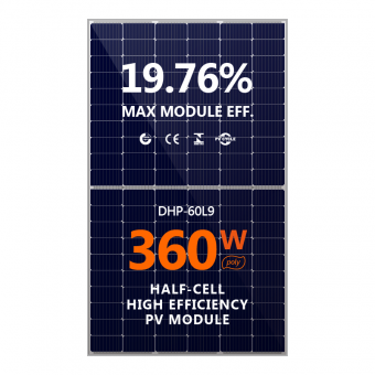  340W . 350 Вт . 360W .Солнечная панель Полу-ячейки Высокая эффективность PV модуль