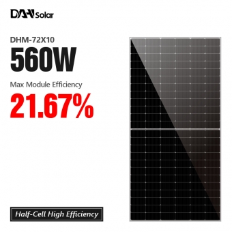 Монопанели солнечных батарей DHM-72X10 525~560 Вт
 