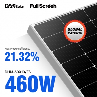 DHM-60X10/FS 450~470W полноэкранные моно солнечные панели
 