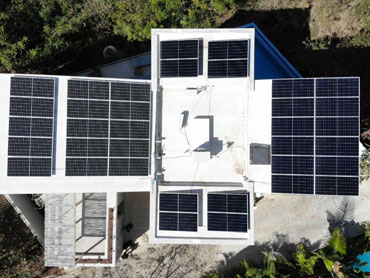 Мексика 15.4 KW на крыше домашняя система Solar Project - DAH MONO Солнечная панель 445W 