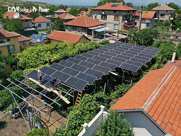 Дом в Болгарии с проектом электростанции 30 кВт ， Домашняя солнечная система