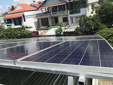 Вьетнам 10kw домашнее использование крыша солнечной системы